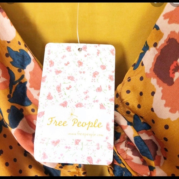 NWT Free People Morning light floral mini dres… - Picture 5 of 6